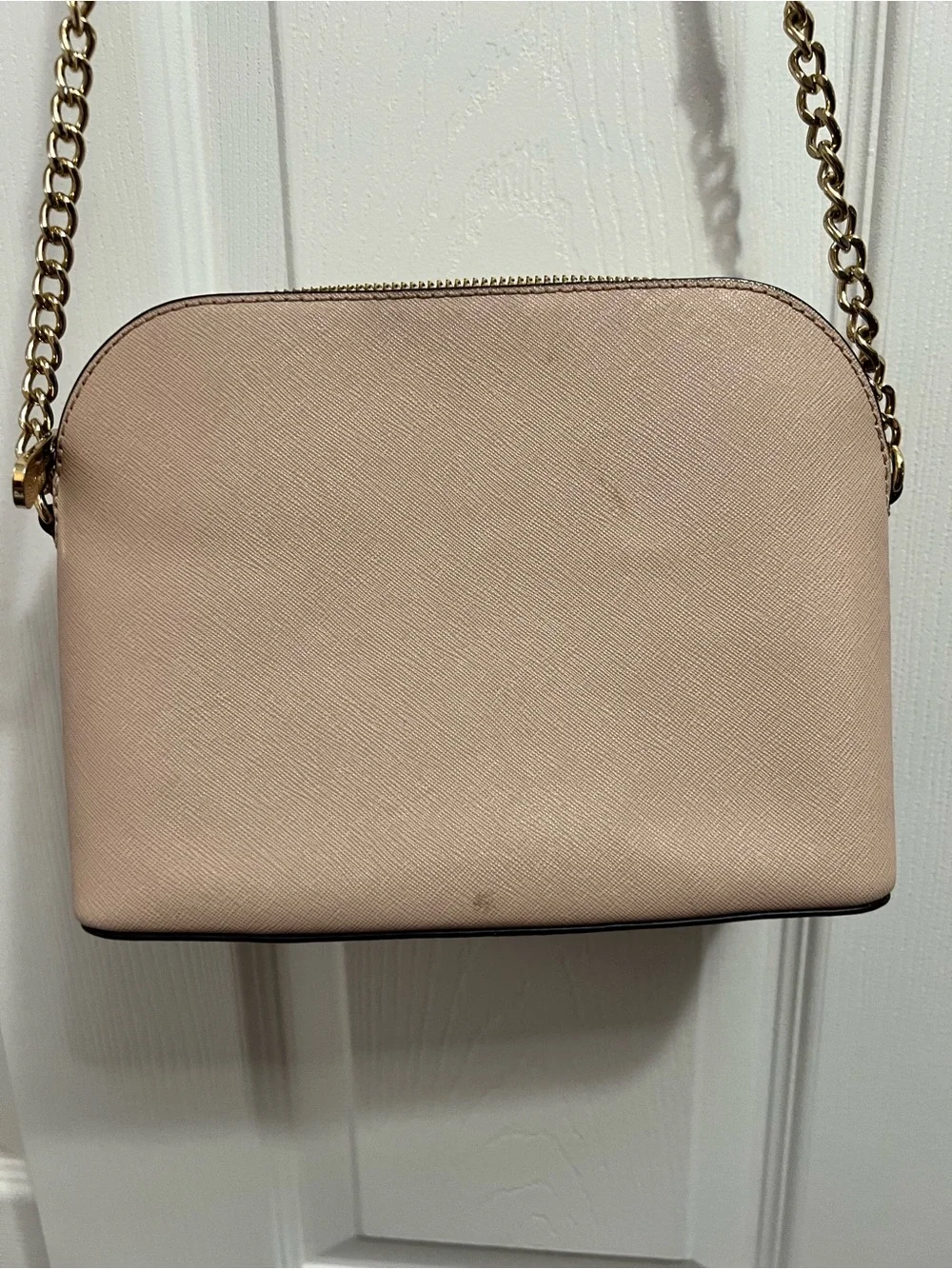 Michael Kors Light Pink Crossbody with Gold Hardware